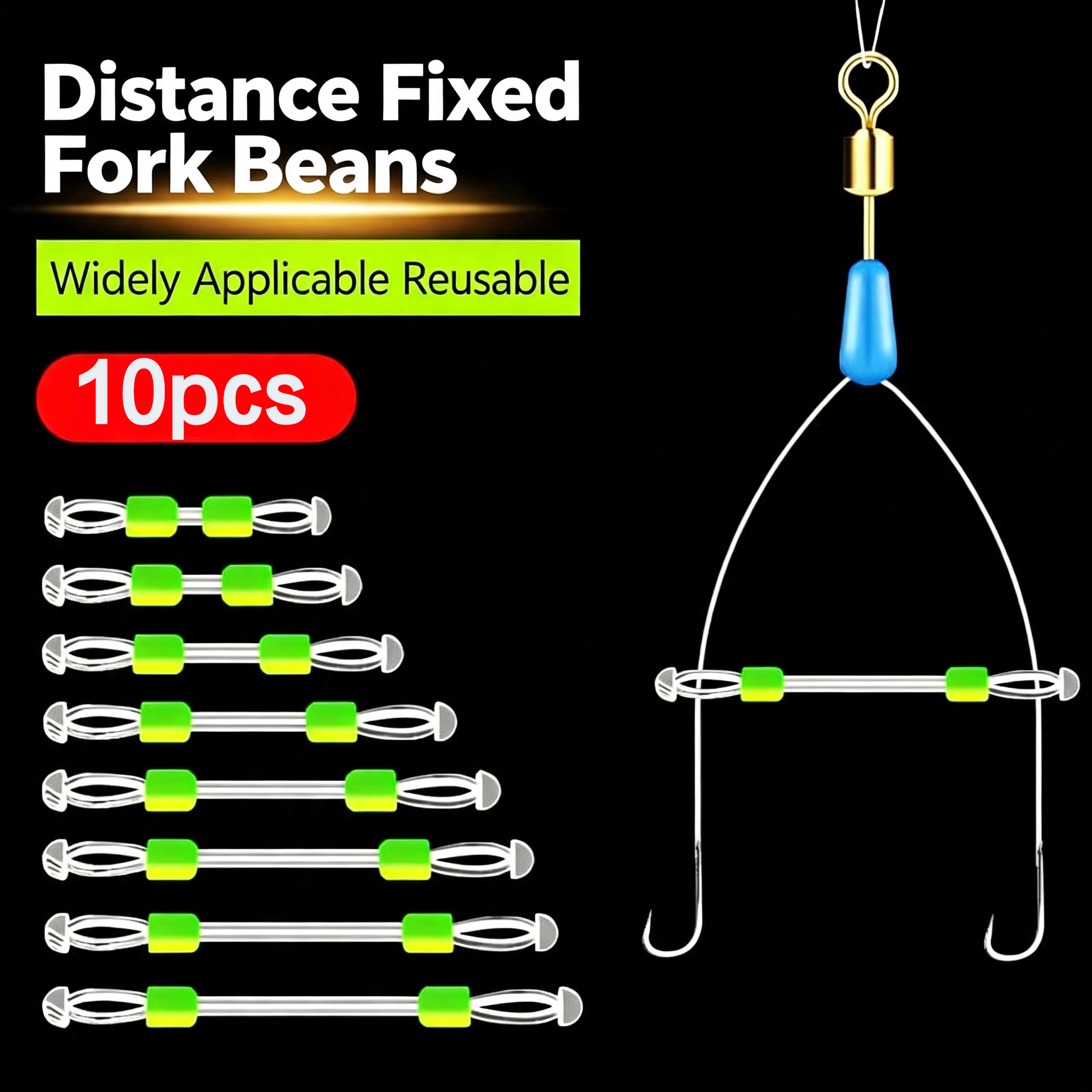 Fishing Line Winder - 10 stuks vaste afstand vislijn separator