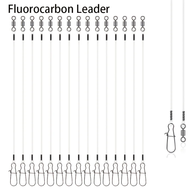 Leader Line - 15 stuks Fluorocarbon draadlijn voor het