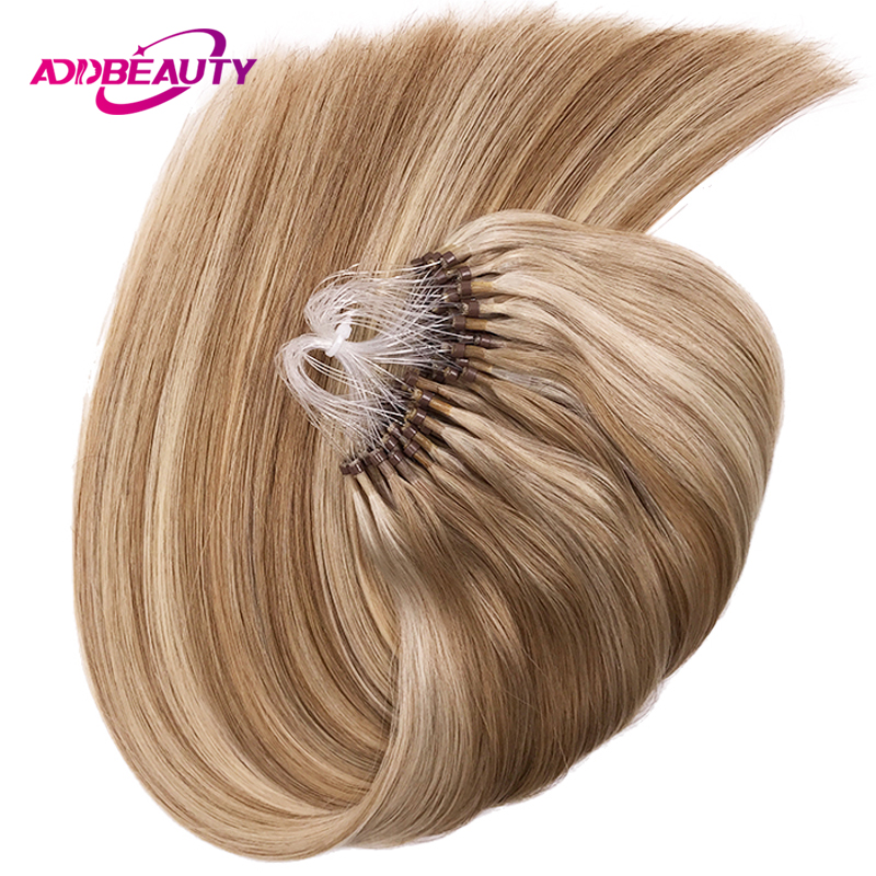 Monofilament Line - Micro-Lus Haarverlenging Menselijk Haar Steil Braziliaanse
