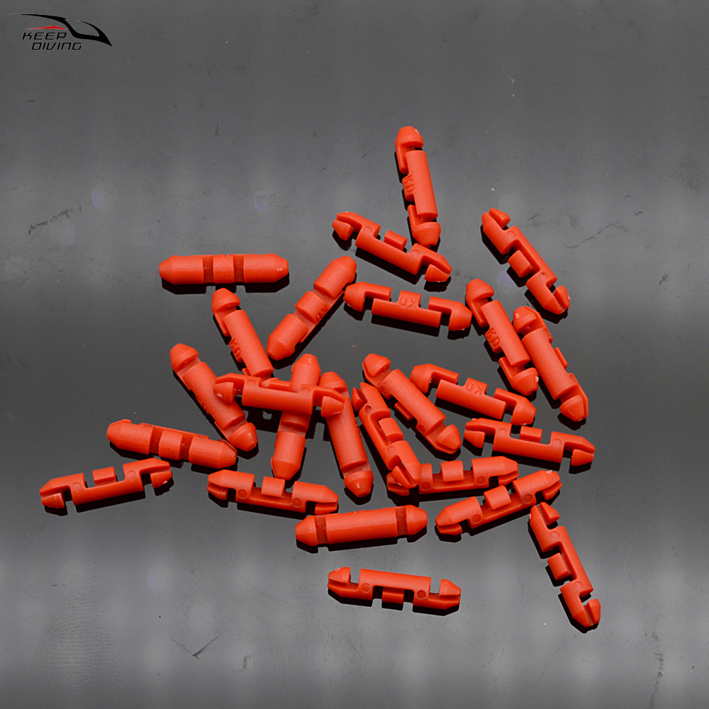 Fishing Line Winder - 30PCS Auto Stopper Kralen Voor Gevlochten