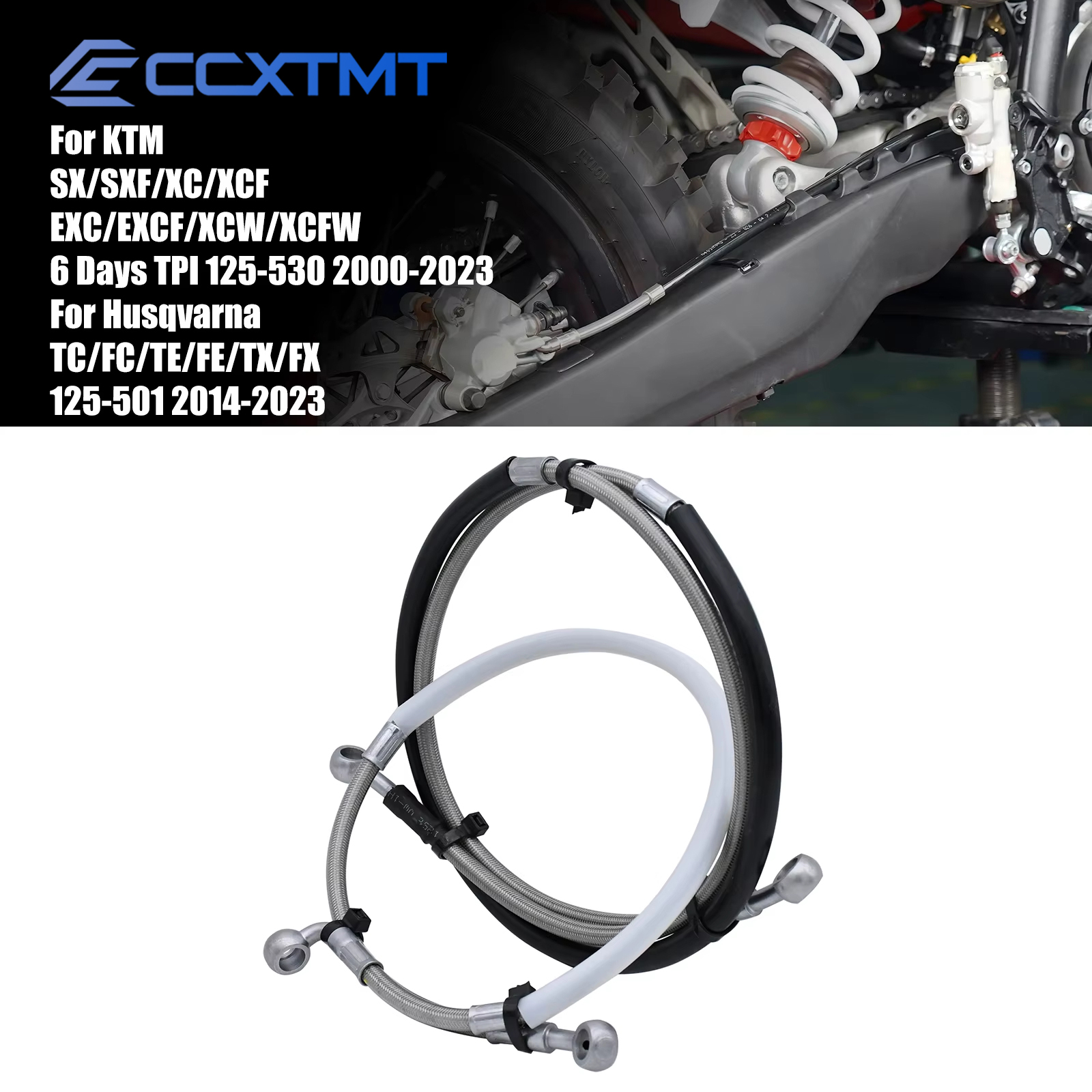 Braided Line - Motorfiets 10Mm Voor En Achter Rem