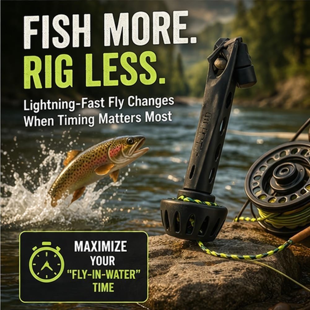 Fishing Line Winder - Draagbare Magnetische Vliegvislijn- invoerder, Eenvoudig en
