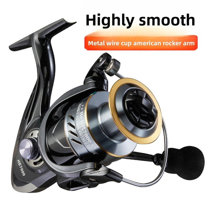 Ice Fishing Line - Zware Amerikaanse stijl krukhengelrol met grote
