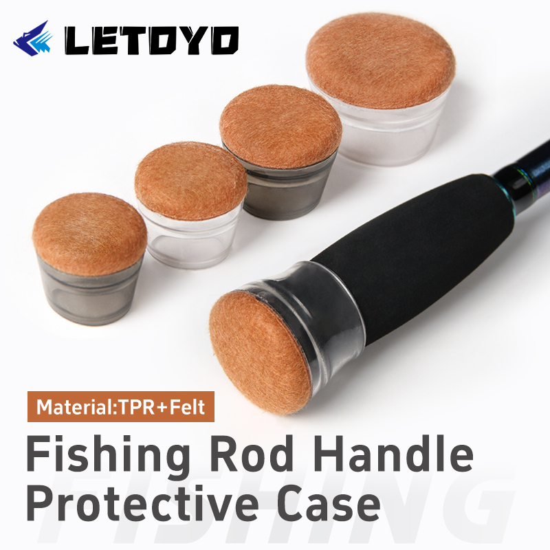 Fishing Line Box - LETOYO vilt Bodembeschermer Handvat Beschermhoes Siliconen