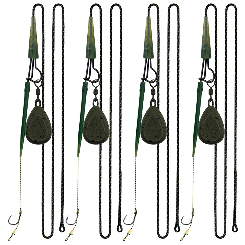 Leader Line - 1set professionele leiderkit voor karpervissen -