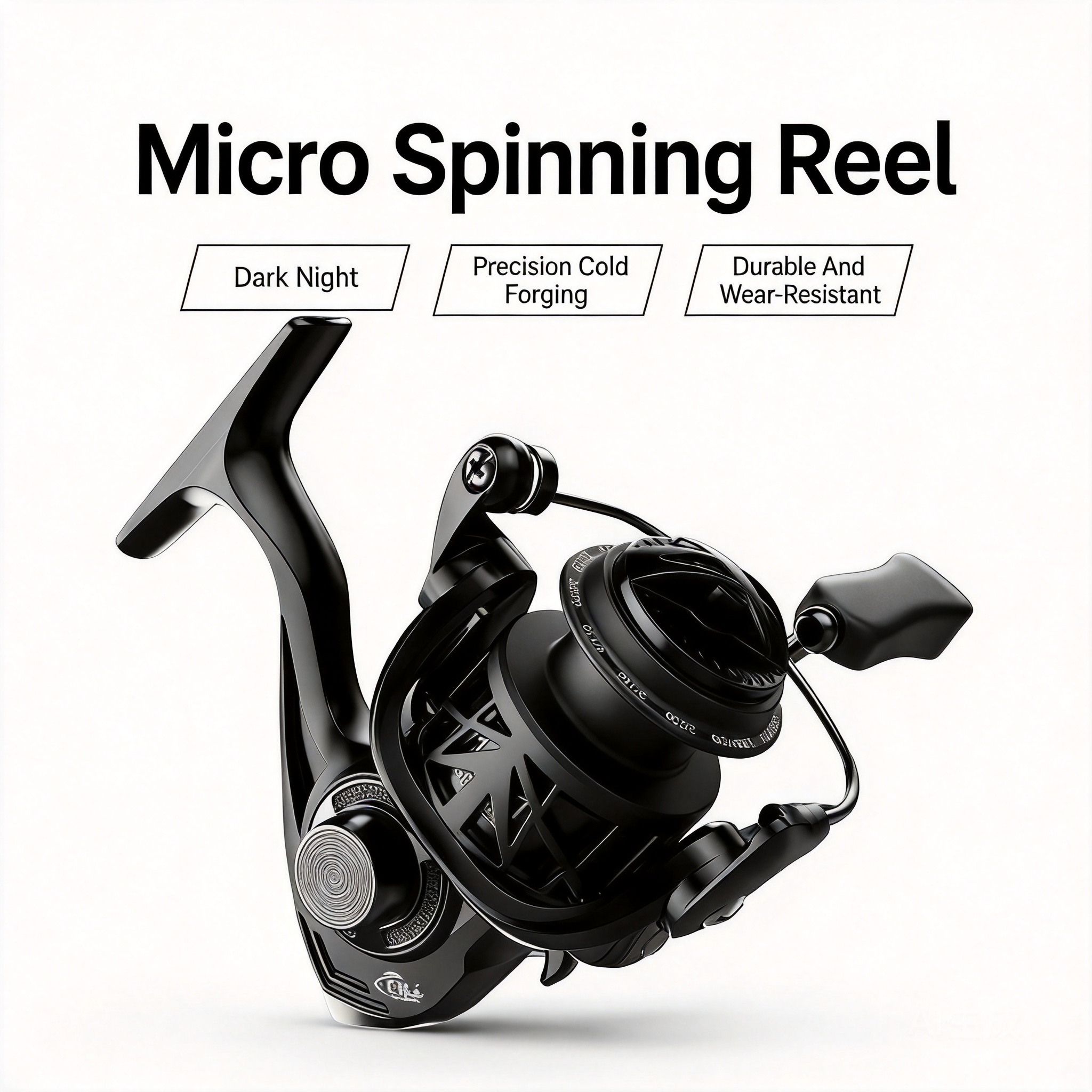 Ice Fishing Line - Ultralichte ondiepe spoel micro-spinvismolen voor lange