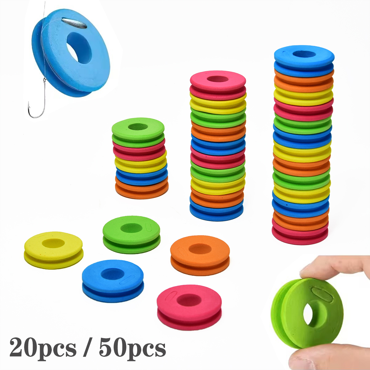 20/50 stuks EVA Vislijn Kronke - Fishing Line Spool recensie en prijs