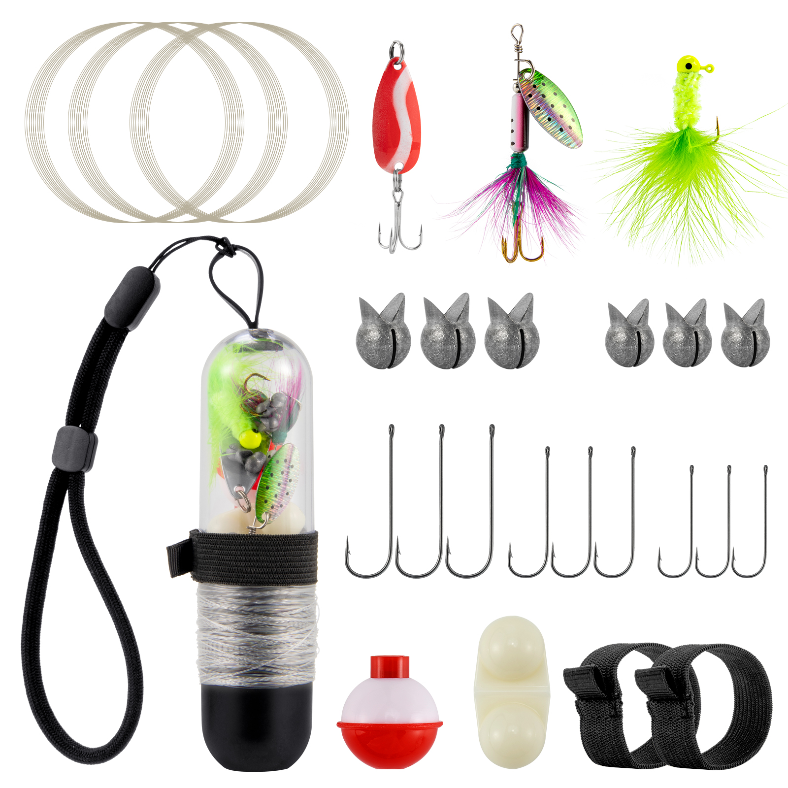 25pcs Survival Fishing Kit Poc - Fishing Line Spool recensie en prijs