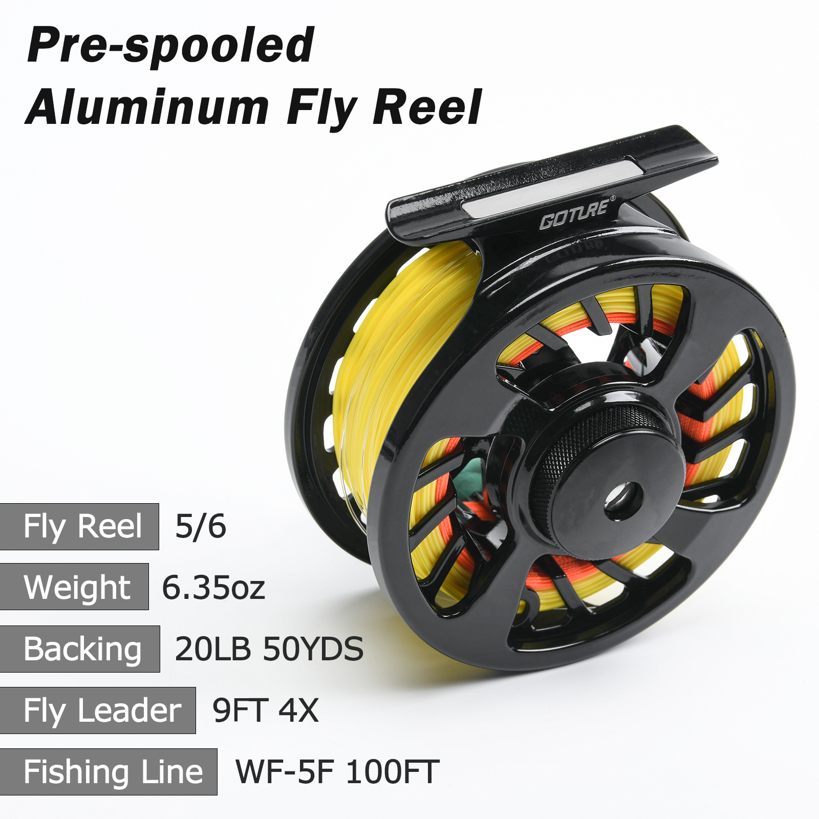 Goture 8 Sectie Reisvlieg Heng - Fishing Line Spooler recensie en prijs