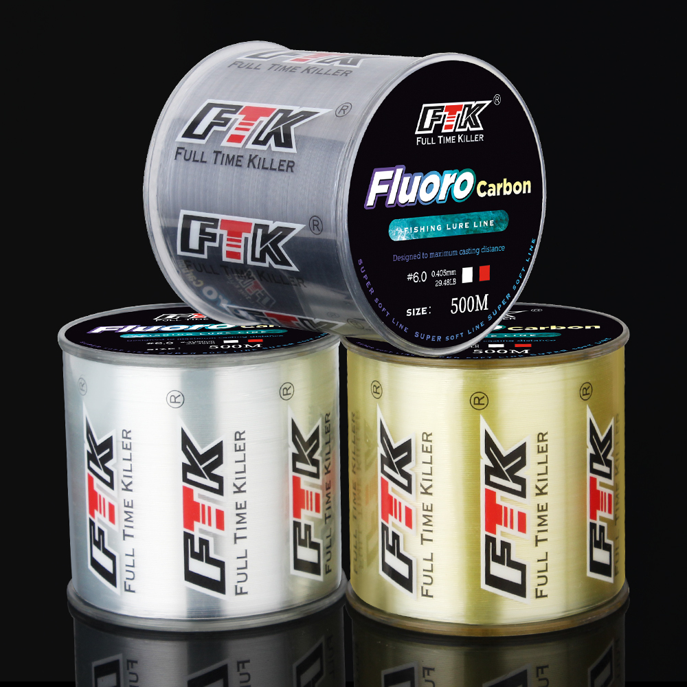 FTK Vislijn 300M / 500M Koolst - Fluorocarbon Line recensie en prijs