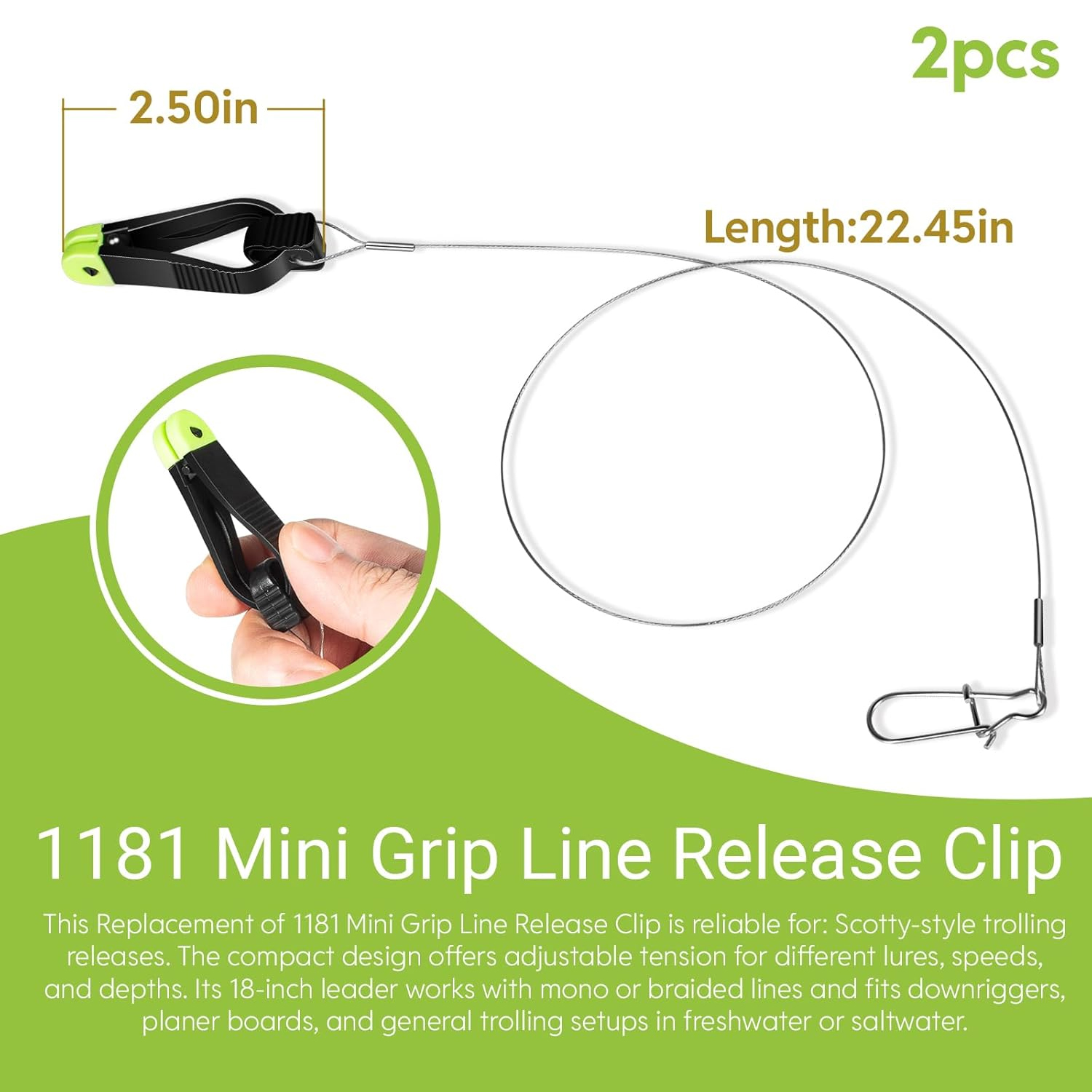 1181 Grip Line Release Clip vo - Tippet Line recensie en prijs