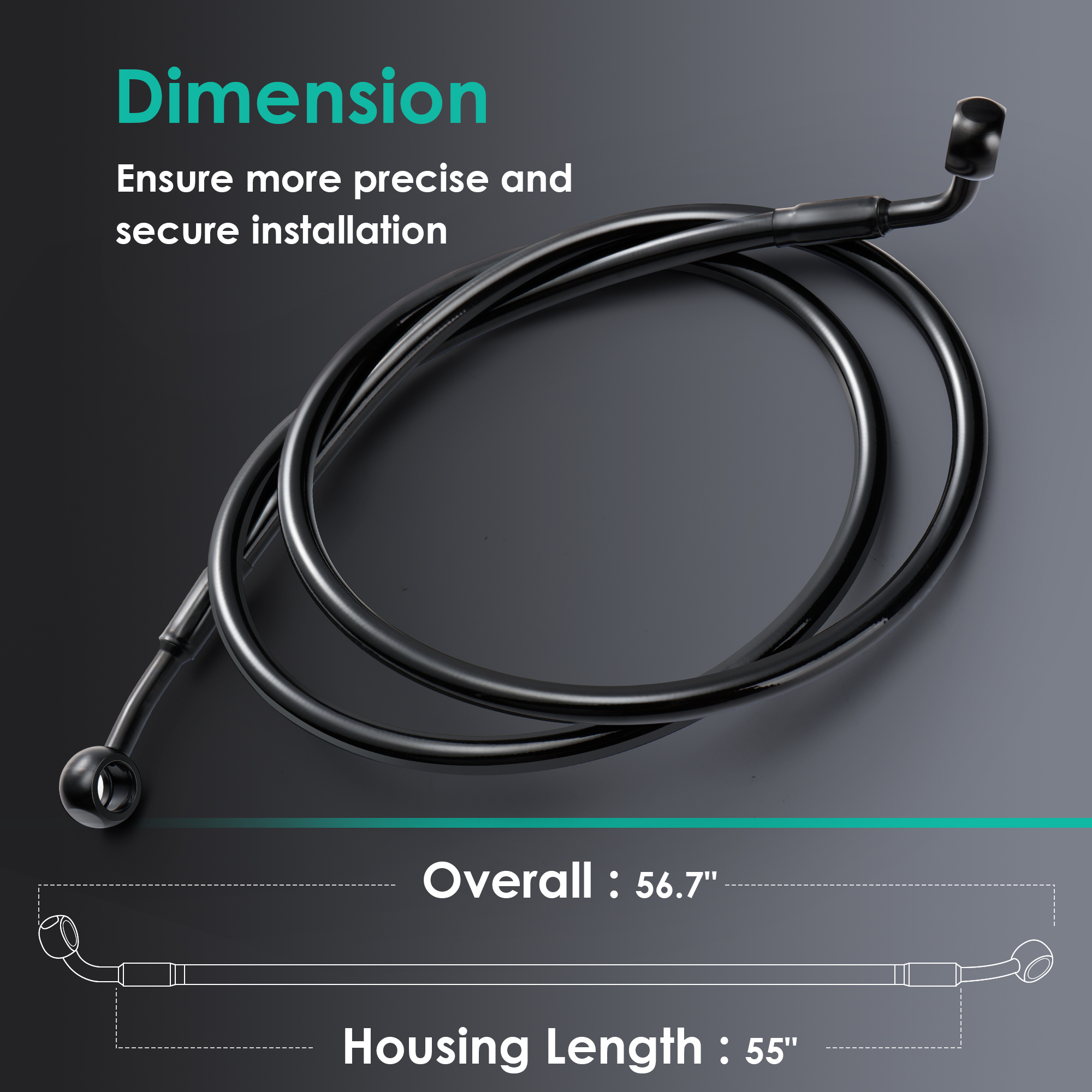 140/145/150 CM Voorremleidinge - Braided Line recensie en prijs