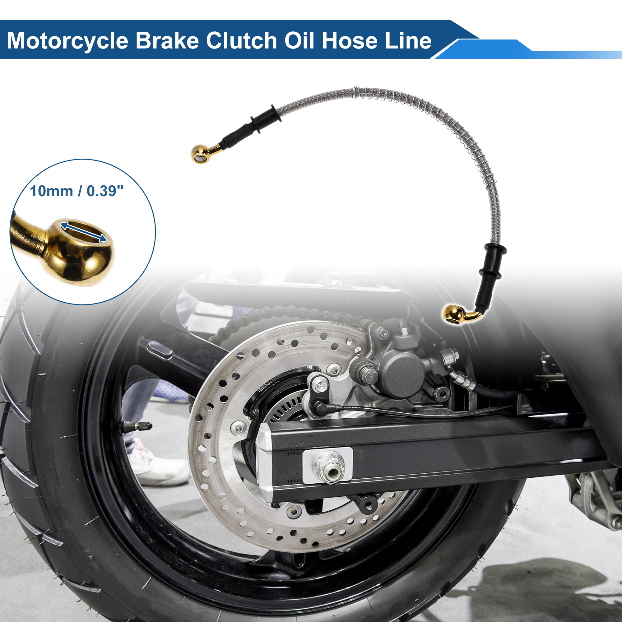 Motoforti 40 cm motorfiets rem - Braided Line recensie en prijs
