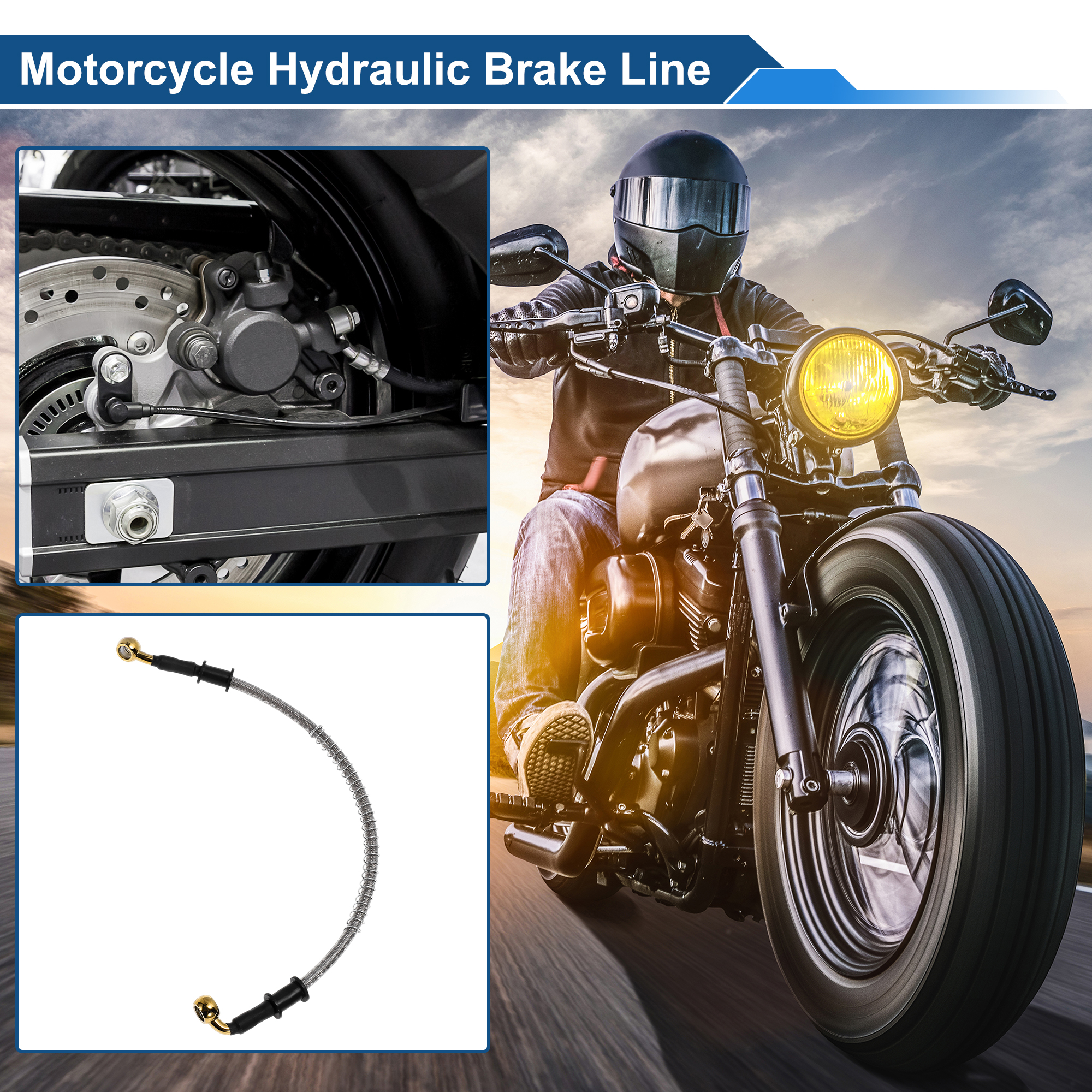 Motoforti 40 cm motorfiets rem - Braided Line recensie en prijs