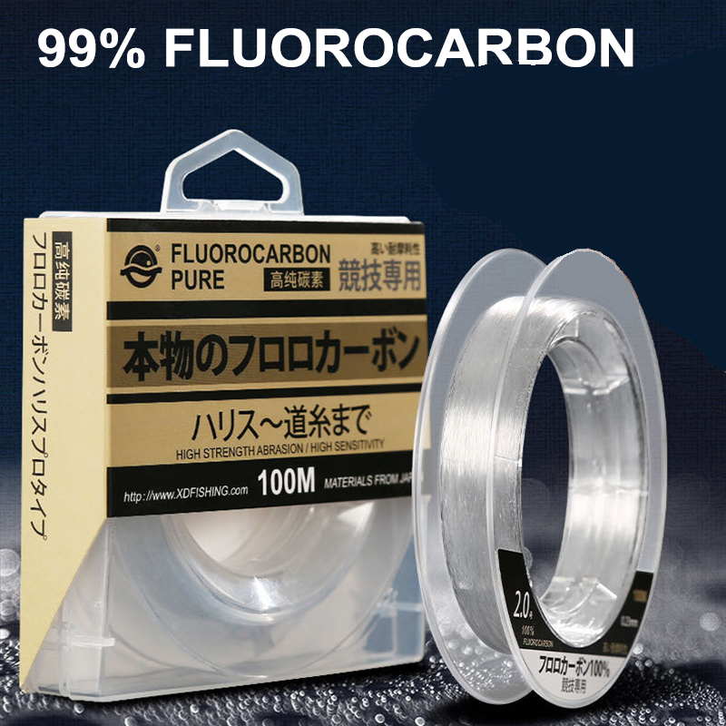 99% Fluorocarbon Vislijn 100M  - Fluorocarbon Line recensie en prijs