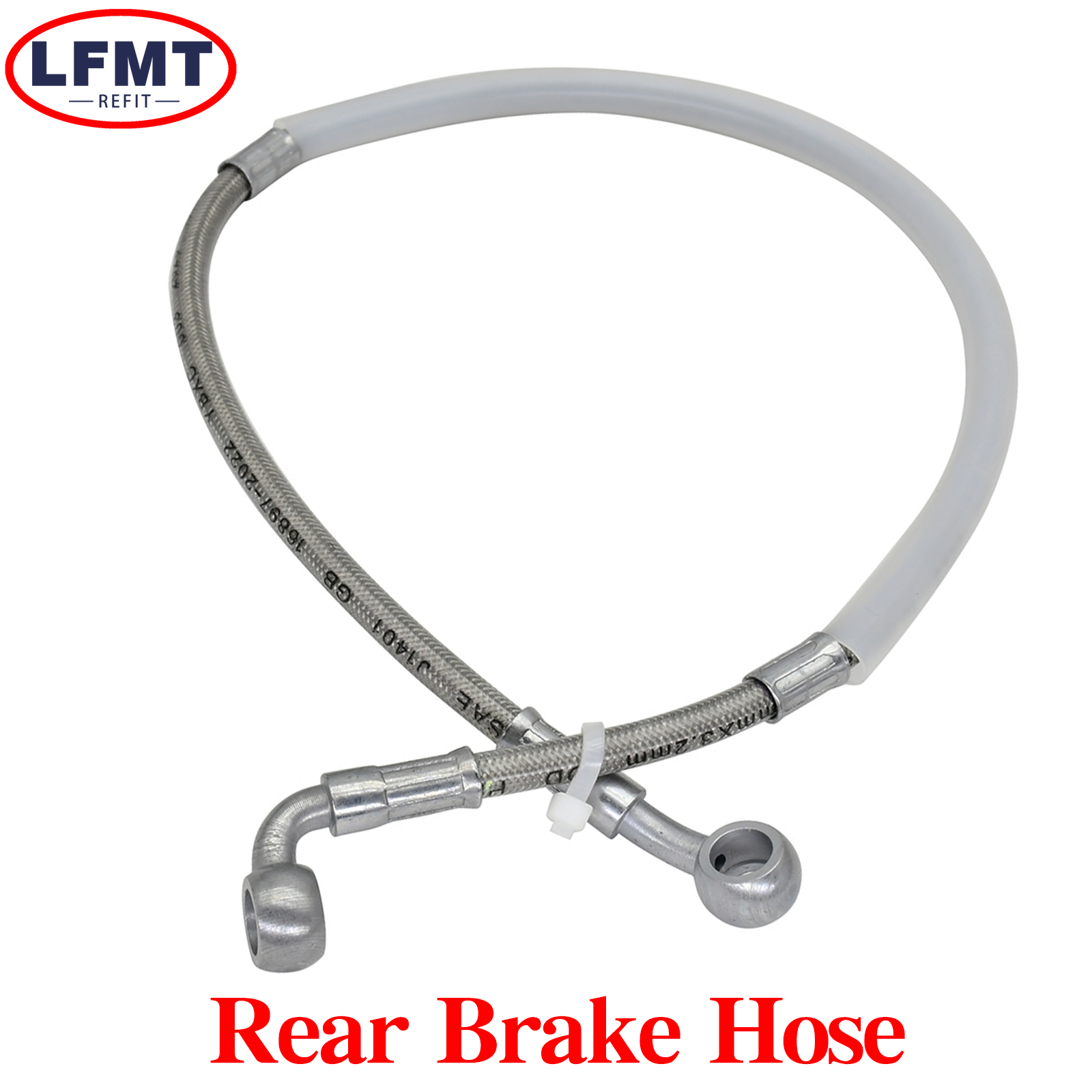Motorfiets achterrem olieleidi - Braided Line recensie en prijs