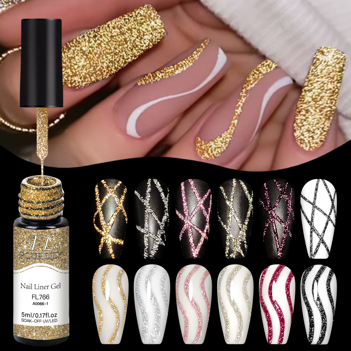 Goud Zilver Reflecterende Glit - Copolymer Line recensie en prijs