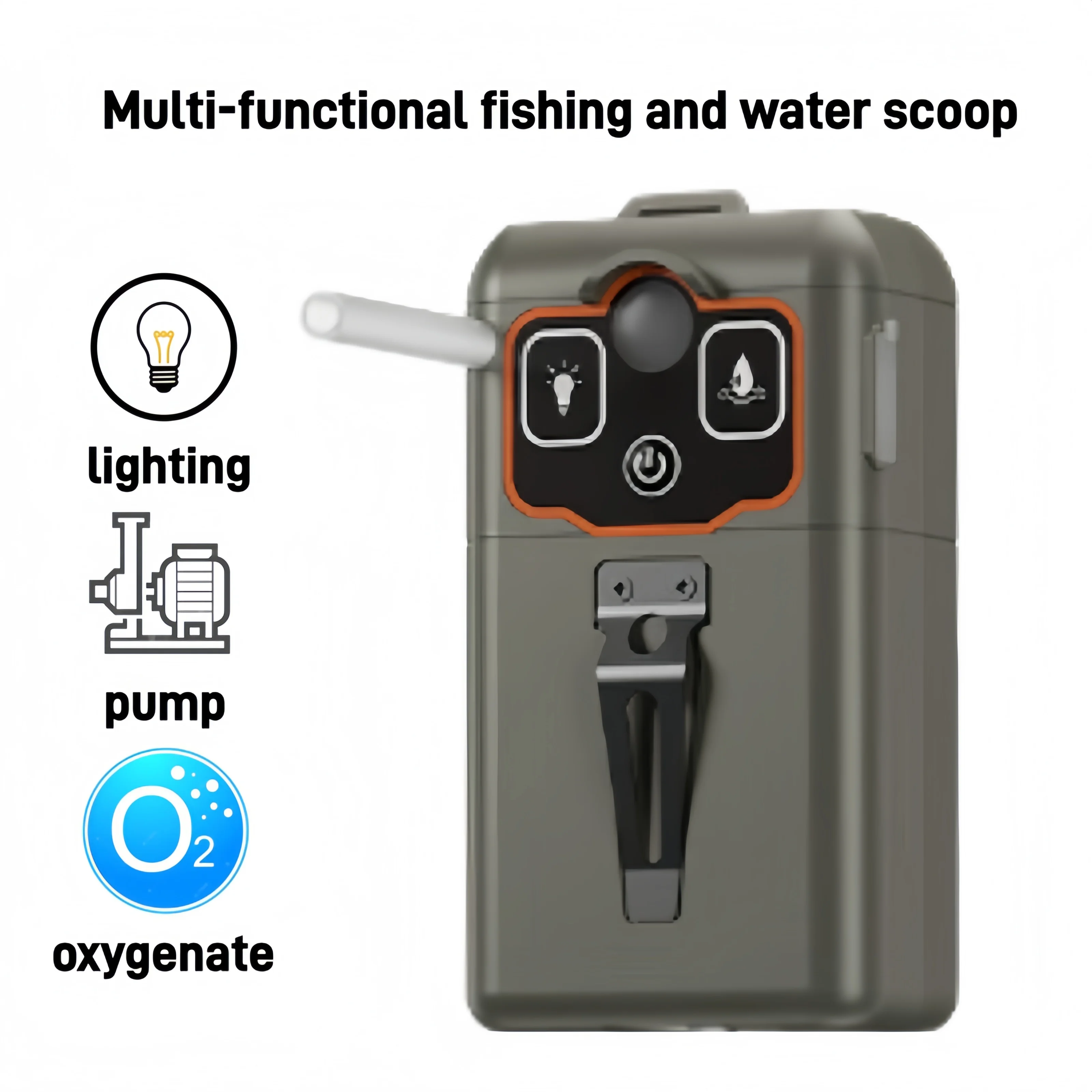 Draagbare elektrische waterpom - Fishing Line Dispenser recensie en prijs