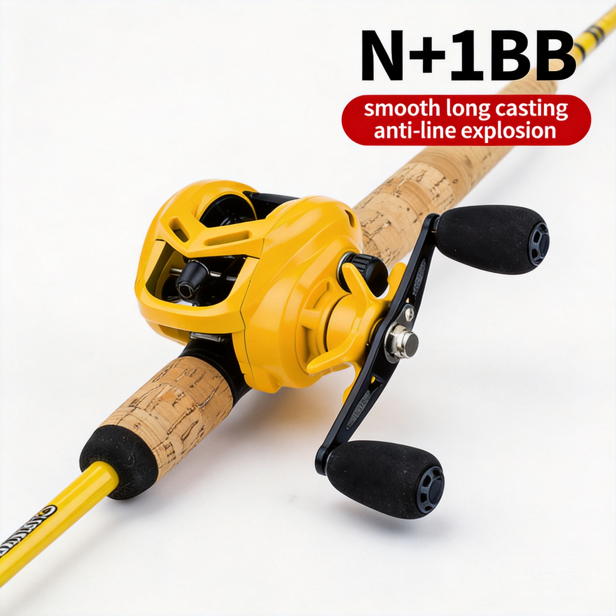 Gele N+1 Bb Baitcasting Reel m - Ice Fishing Line recensie en prijs