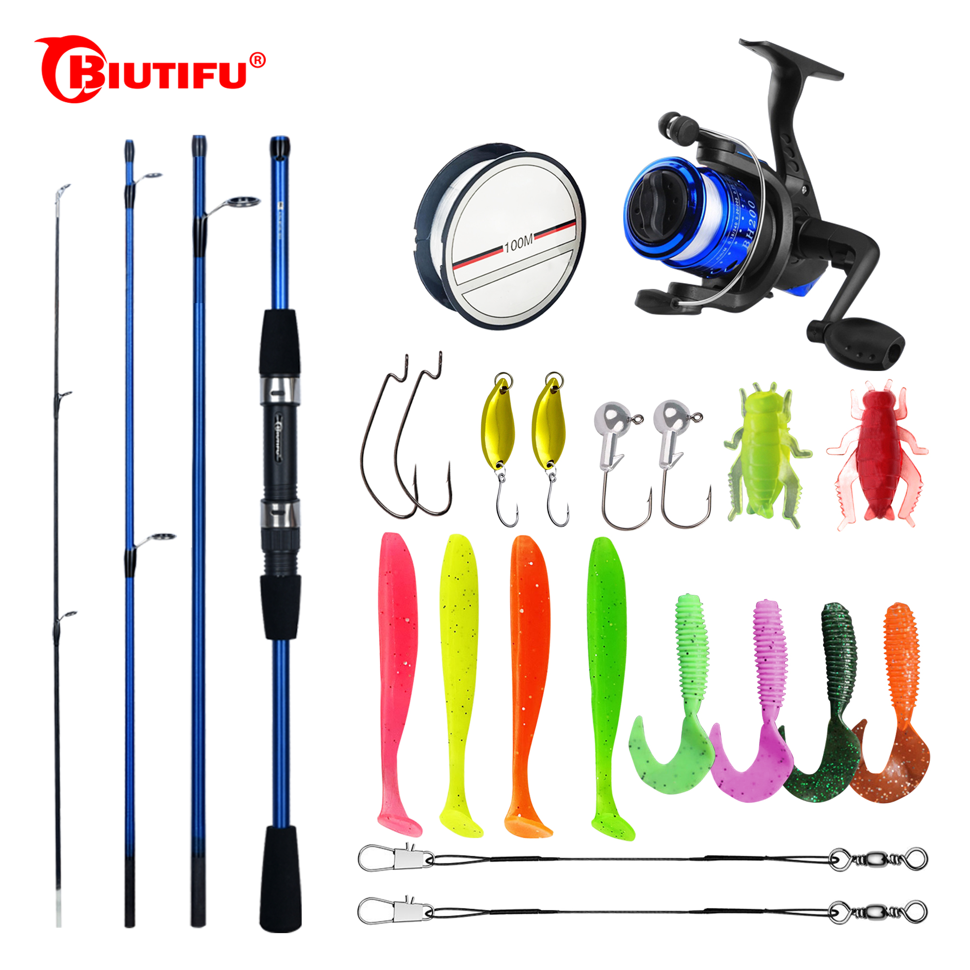 Biutifu Spinhengelset 1.8/2.1M - Freshwater Line recensie en prijs