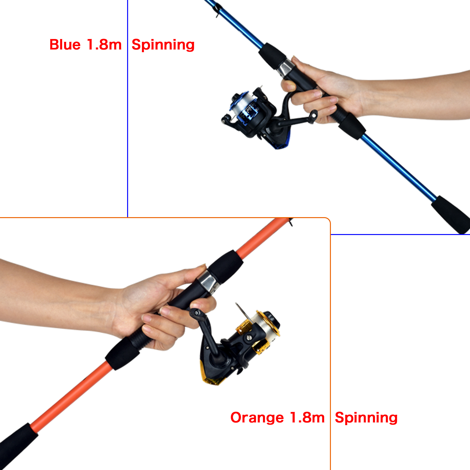 Biutifu Spinhengelset 1.8/2.1M - Freshwater Line recensie en prijs