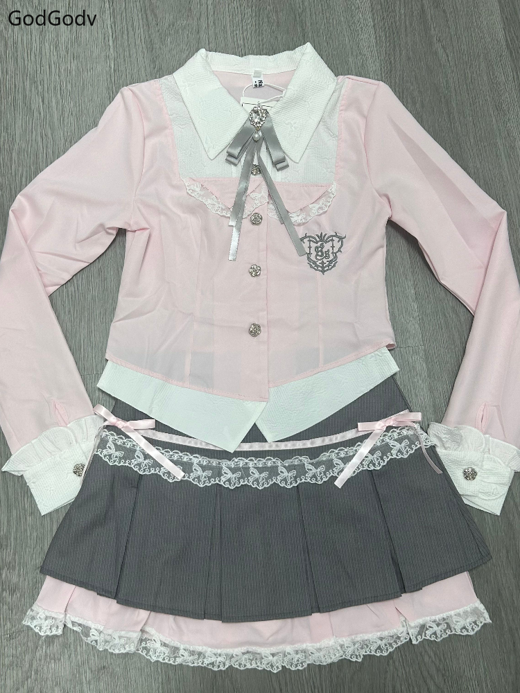 Lente Y2K Prinses Outfits Vrou - Fly Line recensie en prijs