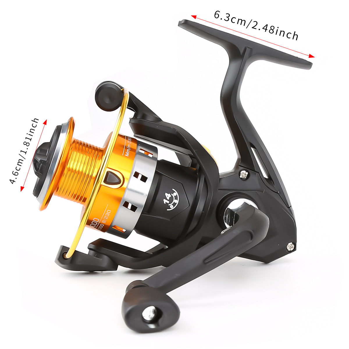 Spinningmolen met metalen spoe - Ice Fishing Line recensie en prijs